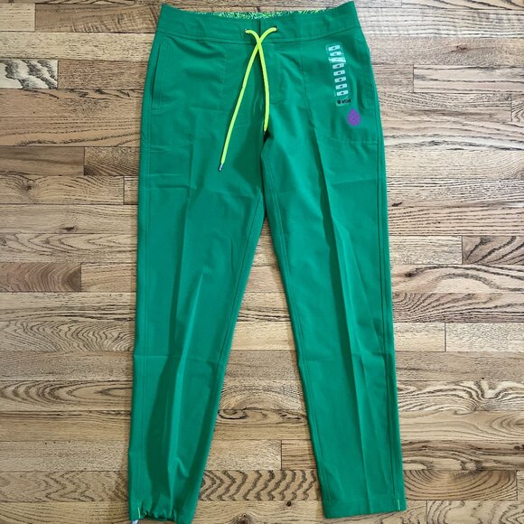 Stio Vibrant Green Pants with Neon Yellow Accent - Picture 3 of 7
